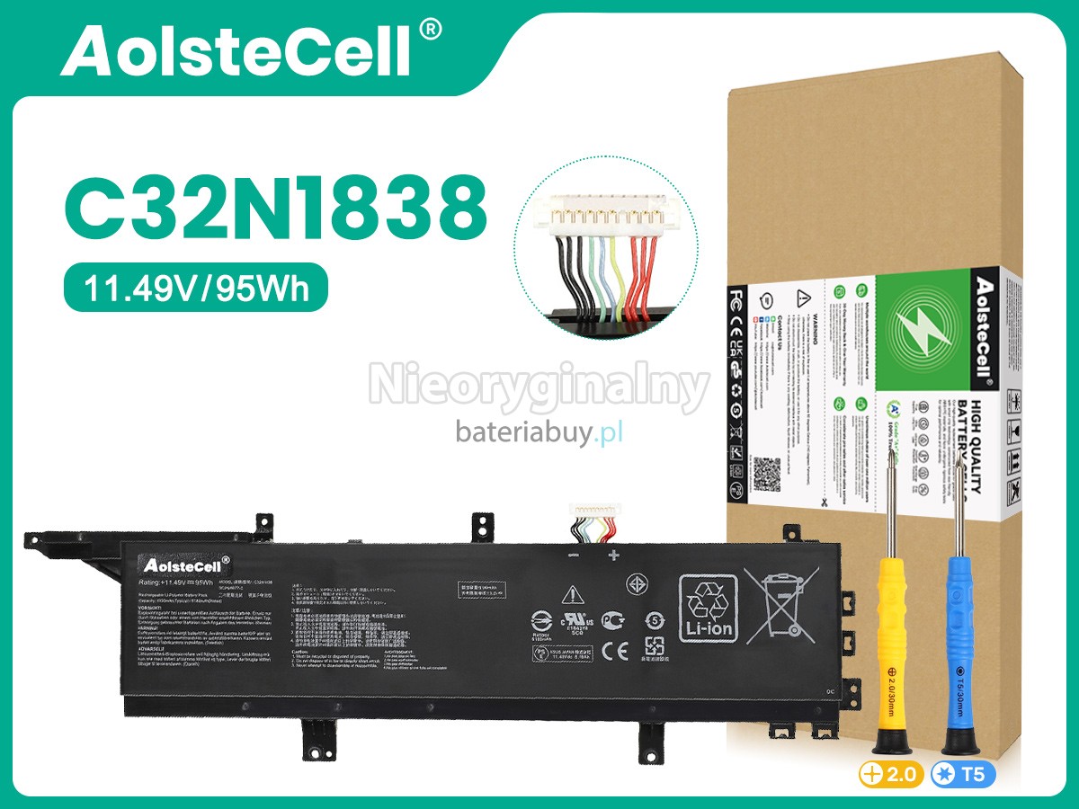 Bateria do Laptop Asus ProART STUDIOBook Pro X W730G2T