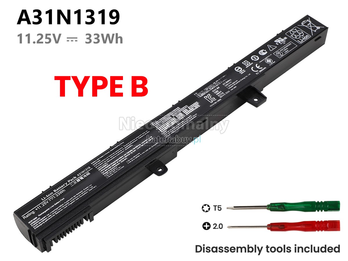 Asus VivoBook X551MA-RCLN03 bateria