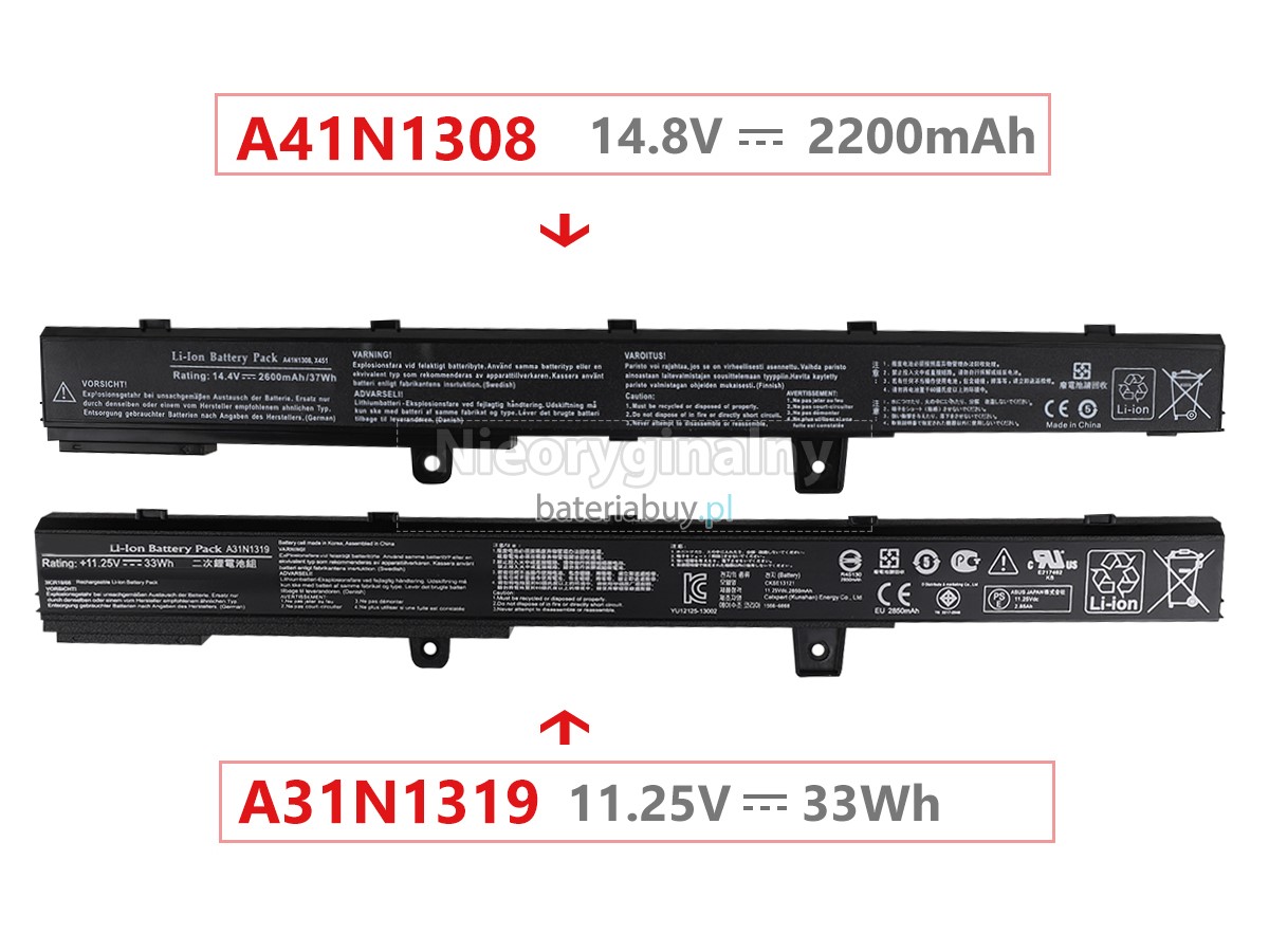 Asus X451CA-1G batteria