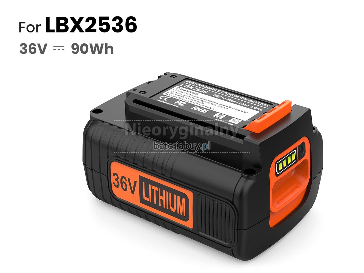 Black Decker LBXR36-2 bateria