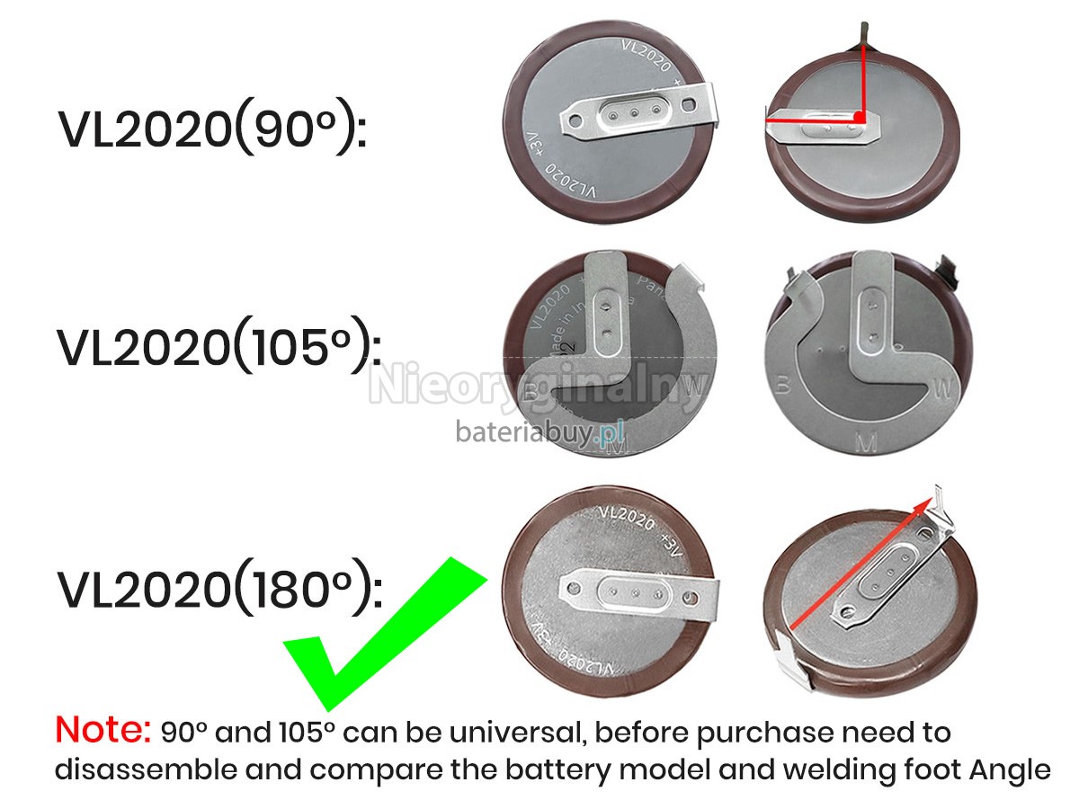 BMW VL2020-180 bateria