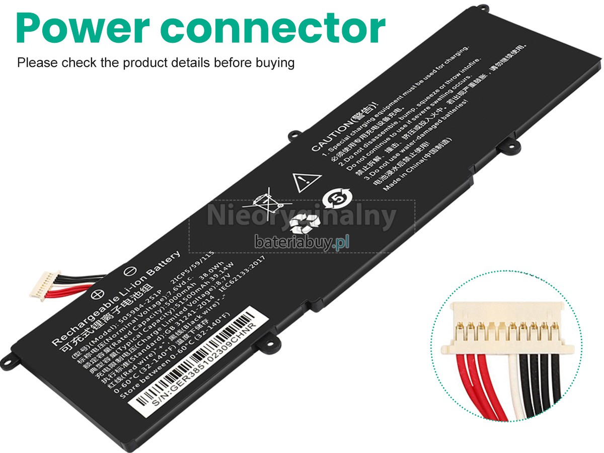 CHUWI 5059B4-2S-1 bateria