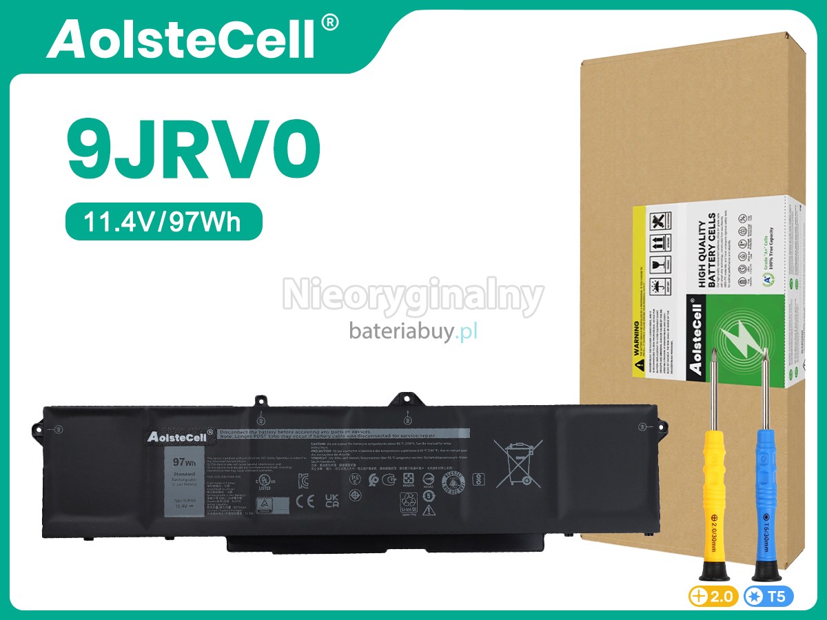 Dell 9JRV0(3ICP7/54/65-2) bateria