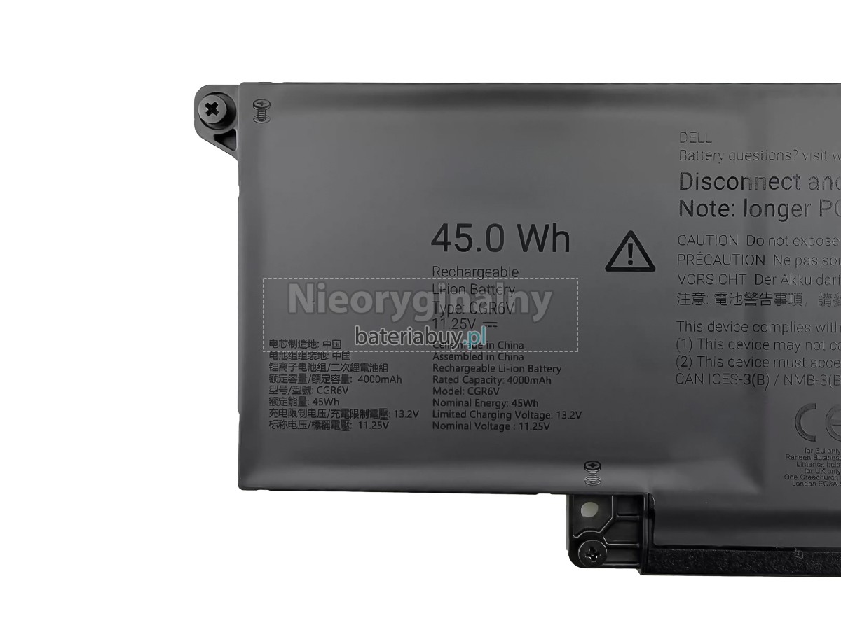 Dell 019K7 bateria