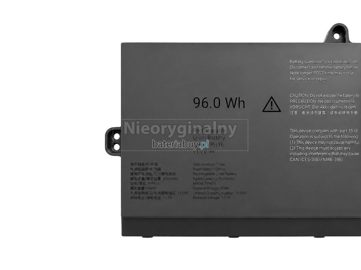 Dell YPH16 bateria