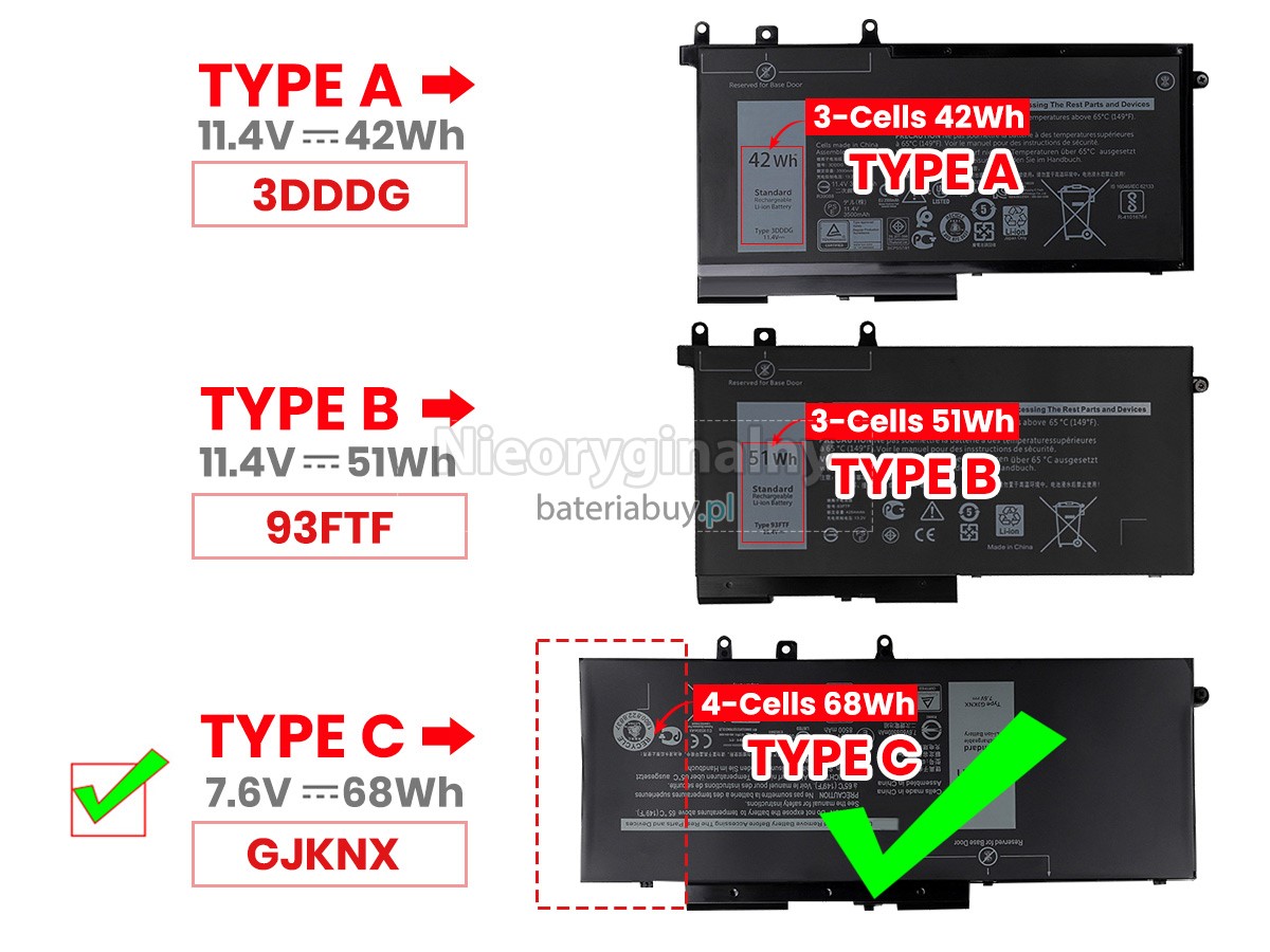 Dell Latitude 5290 bateria