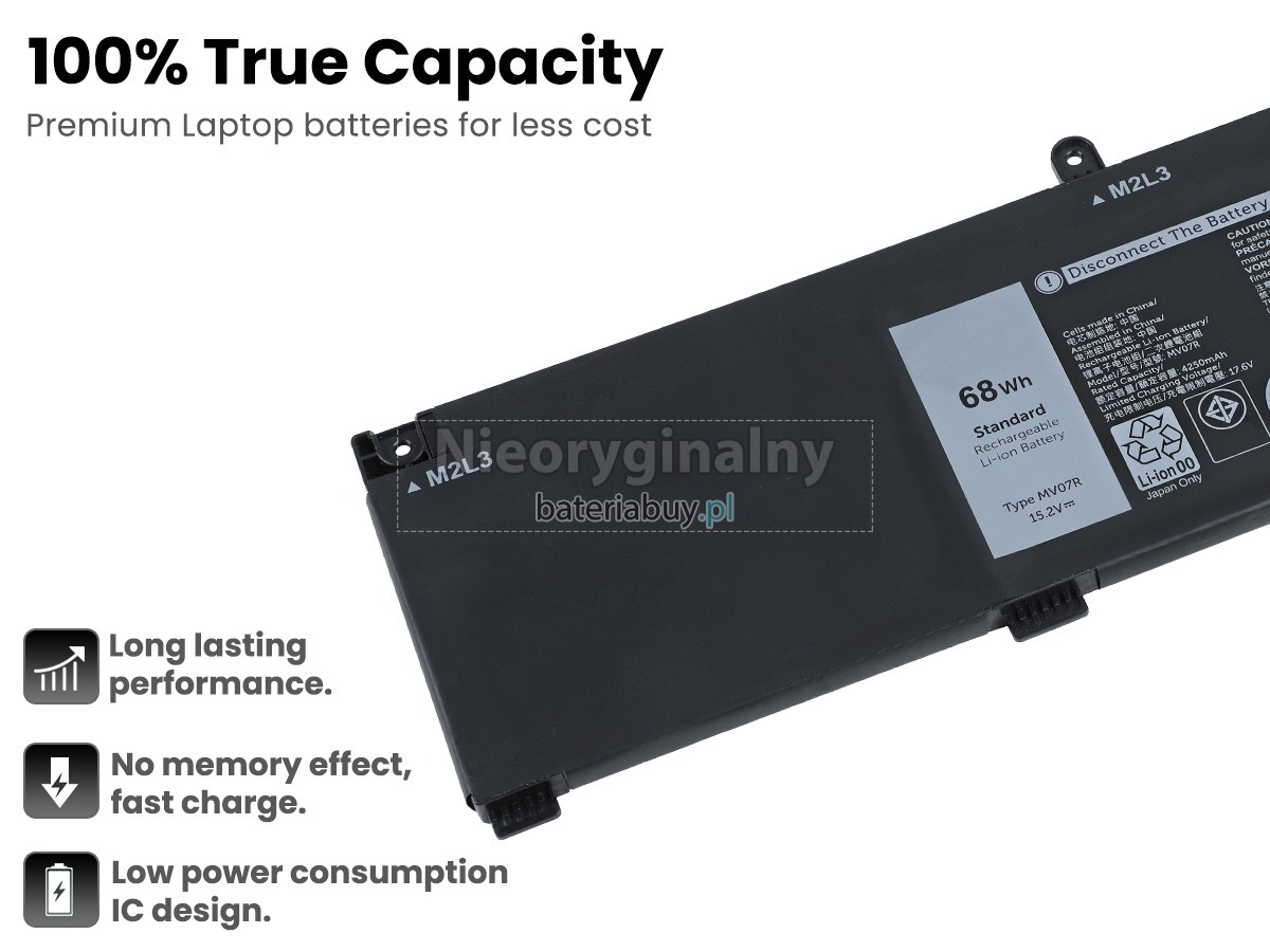 Bateria do Laptop Dell 72WGV