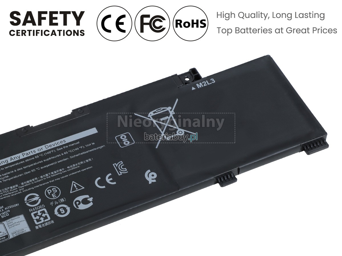 Bateria do Laptop Dell 72WGV