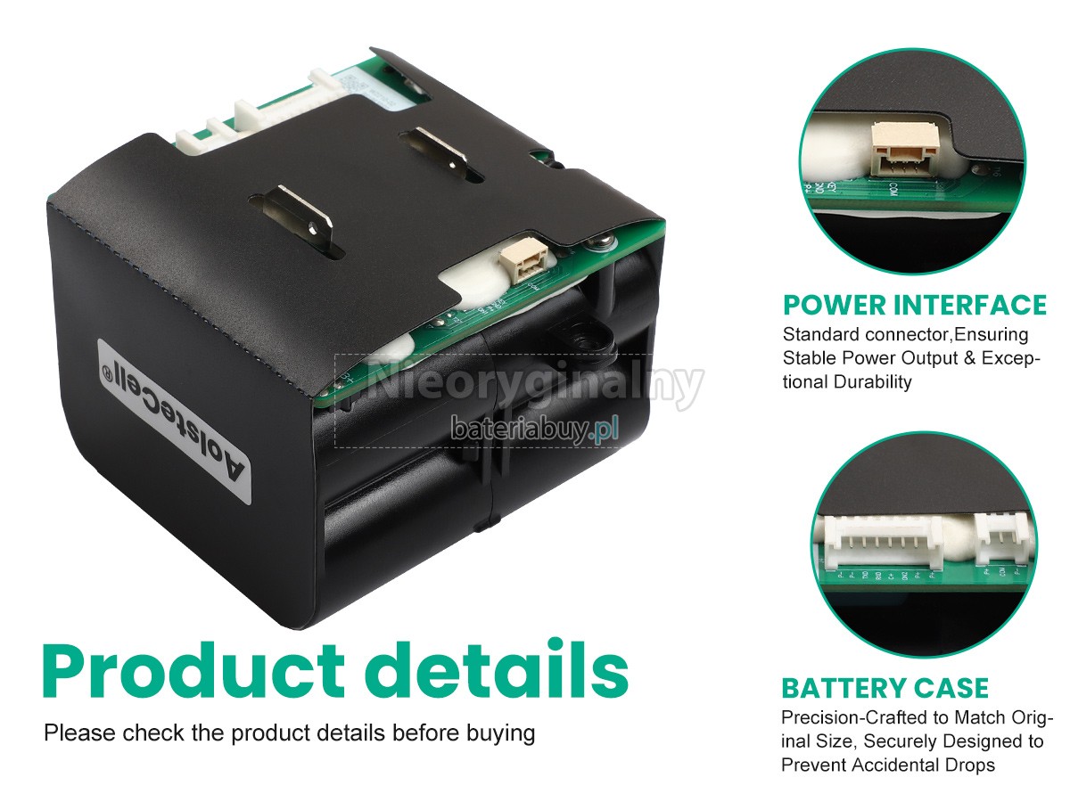 Dreame W2326-6S1P-BWLS25 bateria