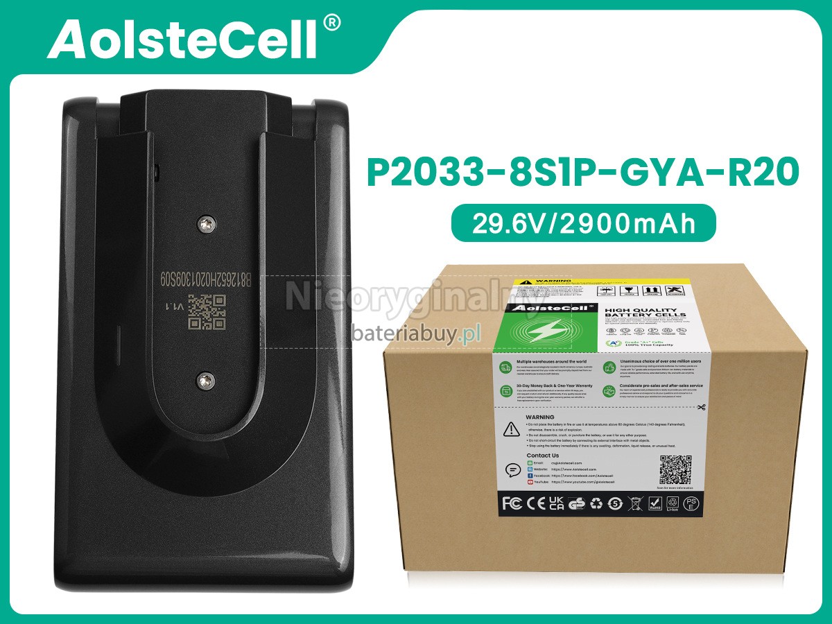 Dreame P2033-8S1P-GYA bateria