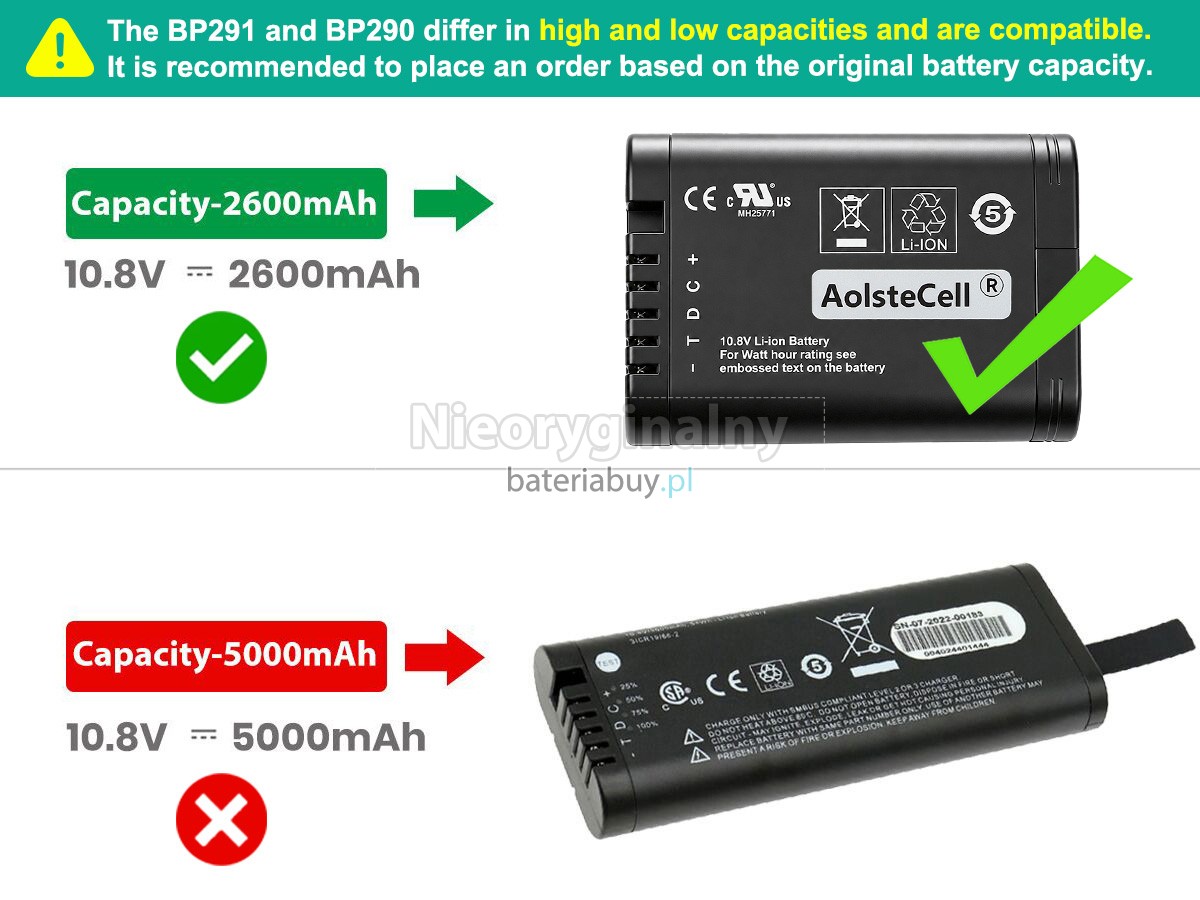 Bateria do Instrument pomiarowy FLUKE BP291