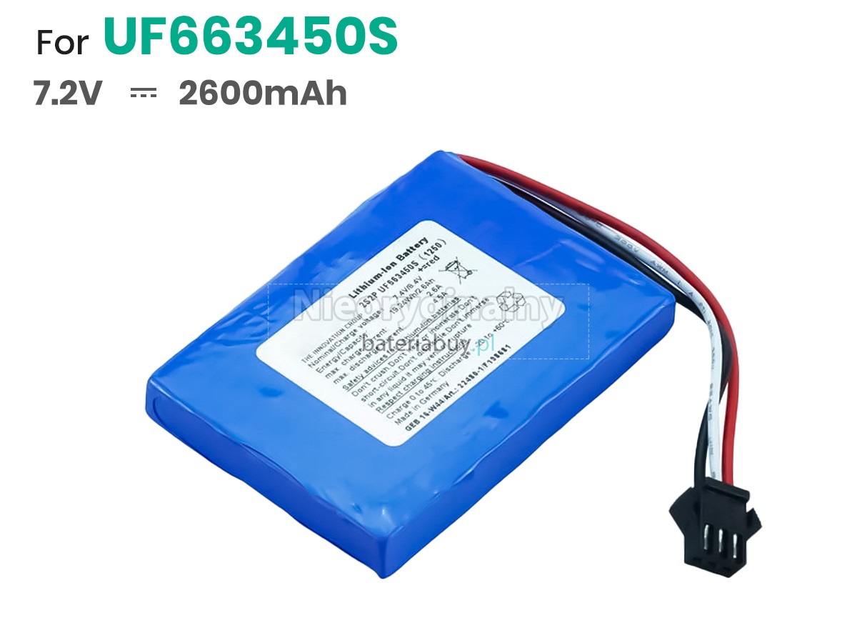 FLUKE UF663450S bateria