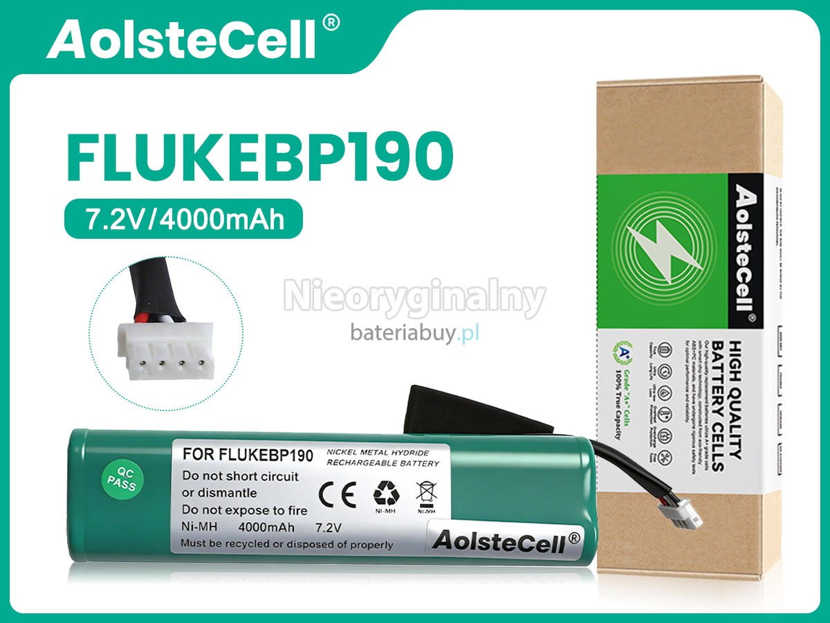 FLUKE 190C bateria