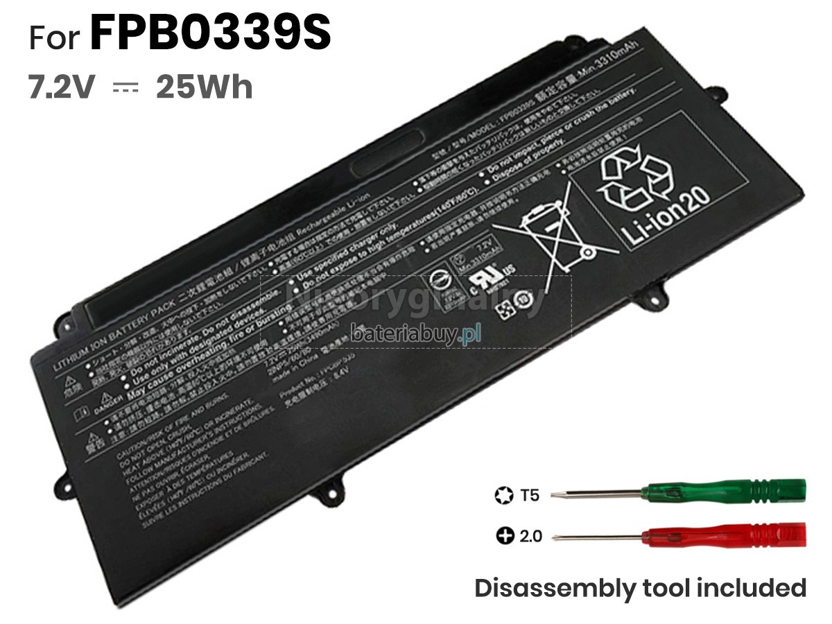 Fujitsu FPCBP535 bateria