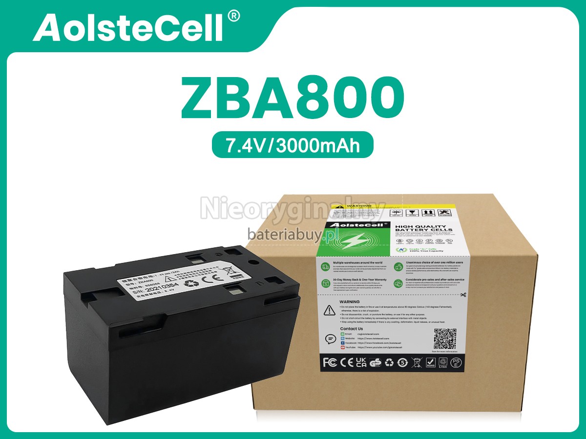 Geomax ZBA800 bateria