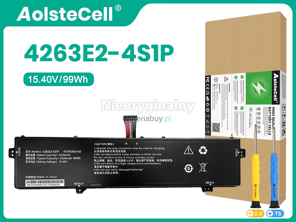 Bateria do Laptop Gigabyte 4263E2-4S1P