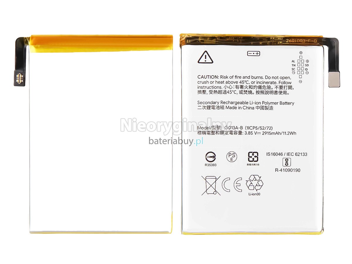 Google G013A-B bateria