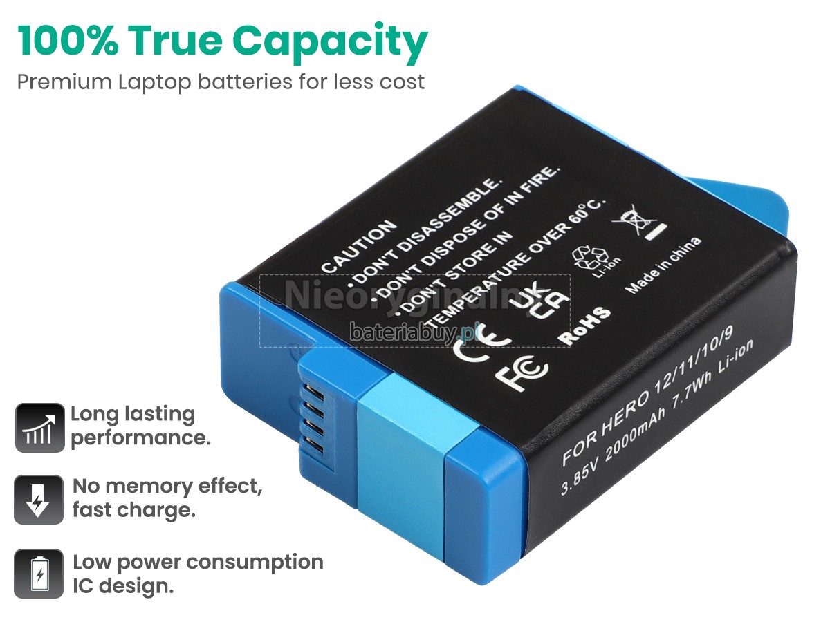 GoPro HERO10 bateria
