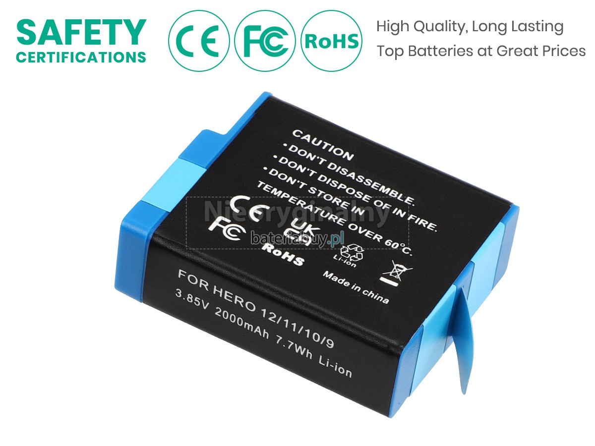 GoPro HERO10 bateria