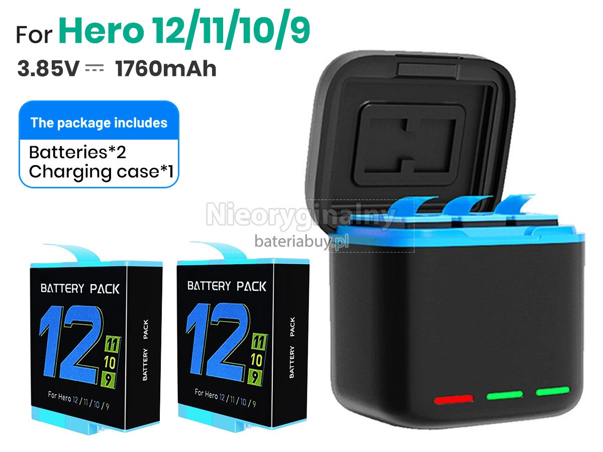 GoPro HERO10 bateria