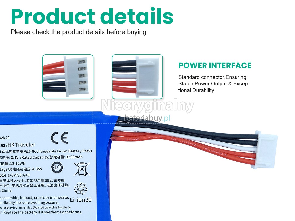 Harman Kardon GSP075462 bateria