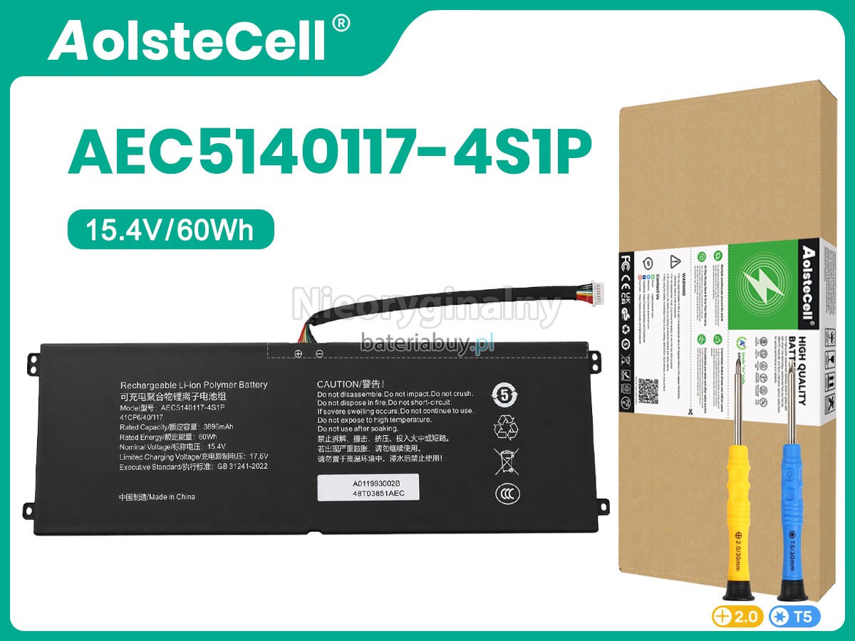 Hasee AEC5140117-4S1P bateria