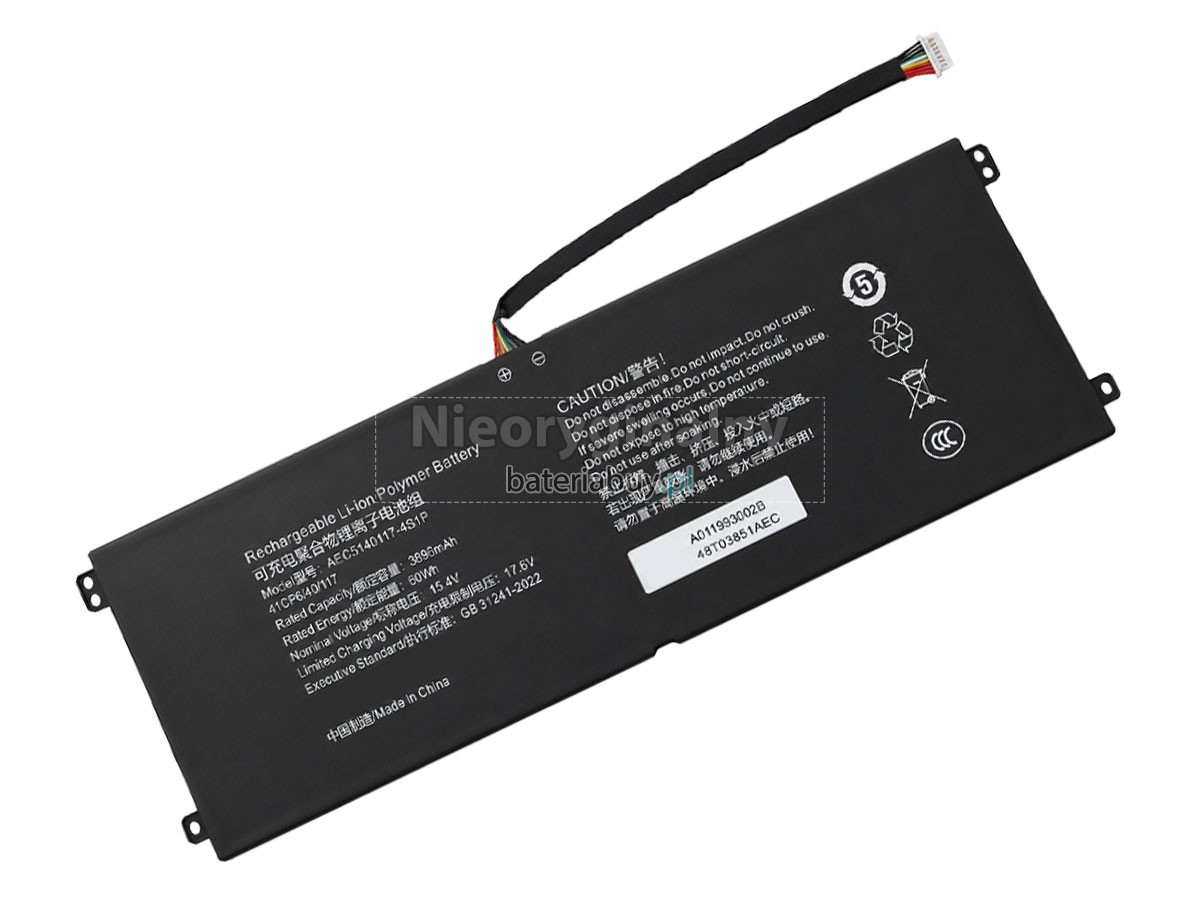 Hasee AEC5140117-4S1P bateria