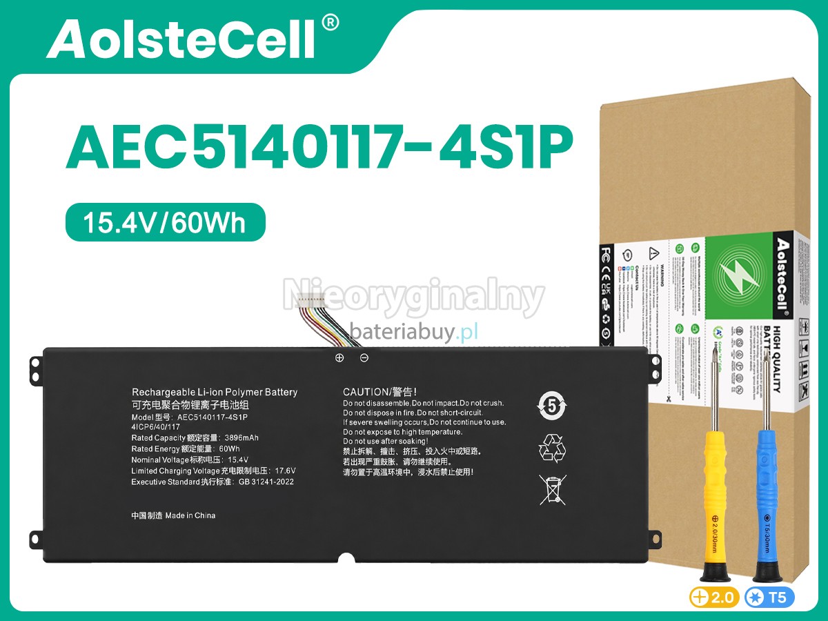 Hasee AEC5140117-4S1P bateria