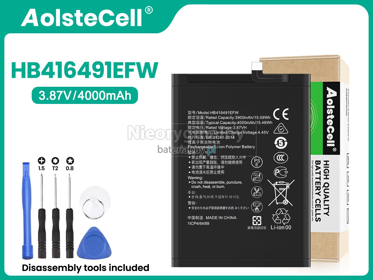 Honor HB416491EFW bateria
