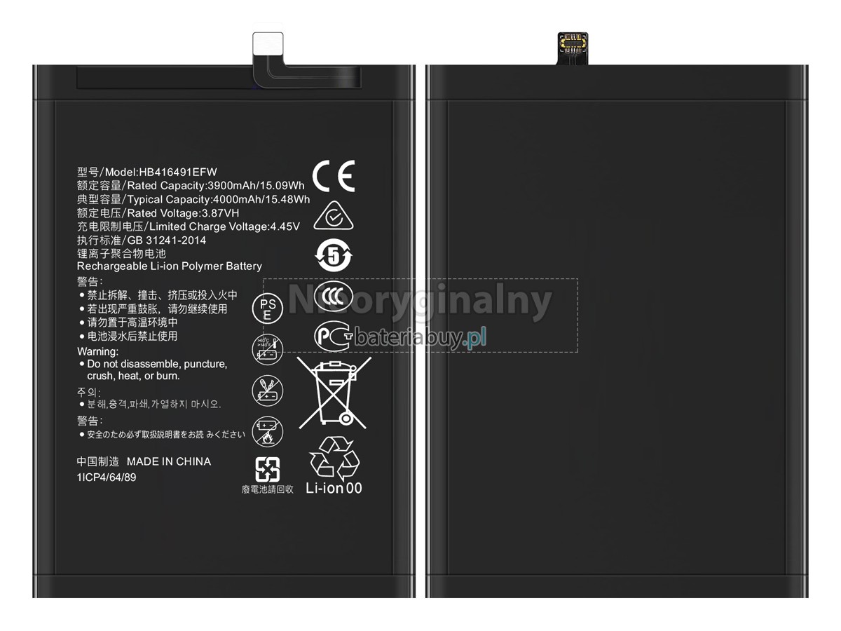 Honor HB416491EFW bateria