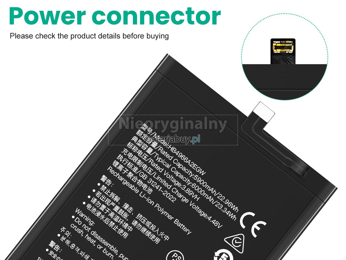 Honor HB4966A2EGW bateria