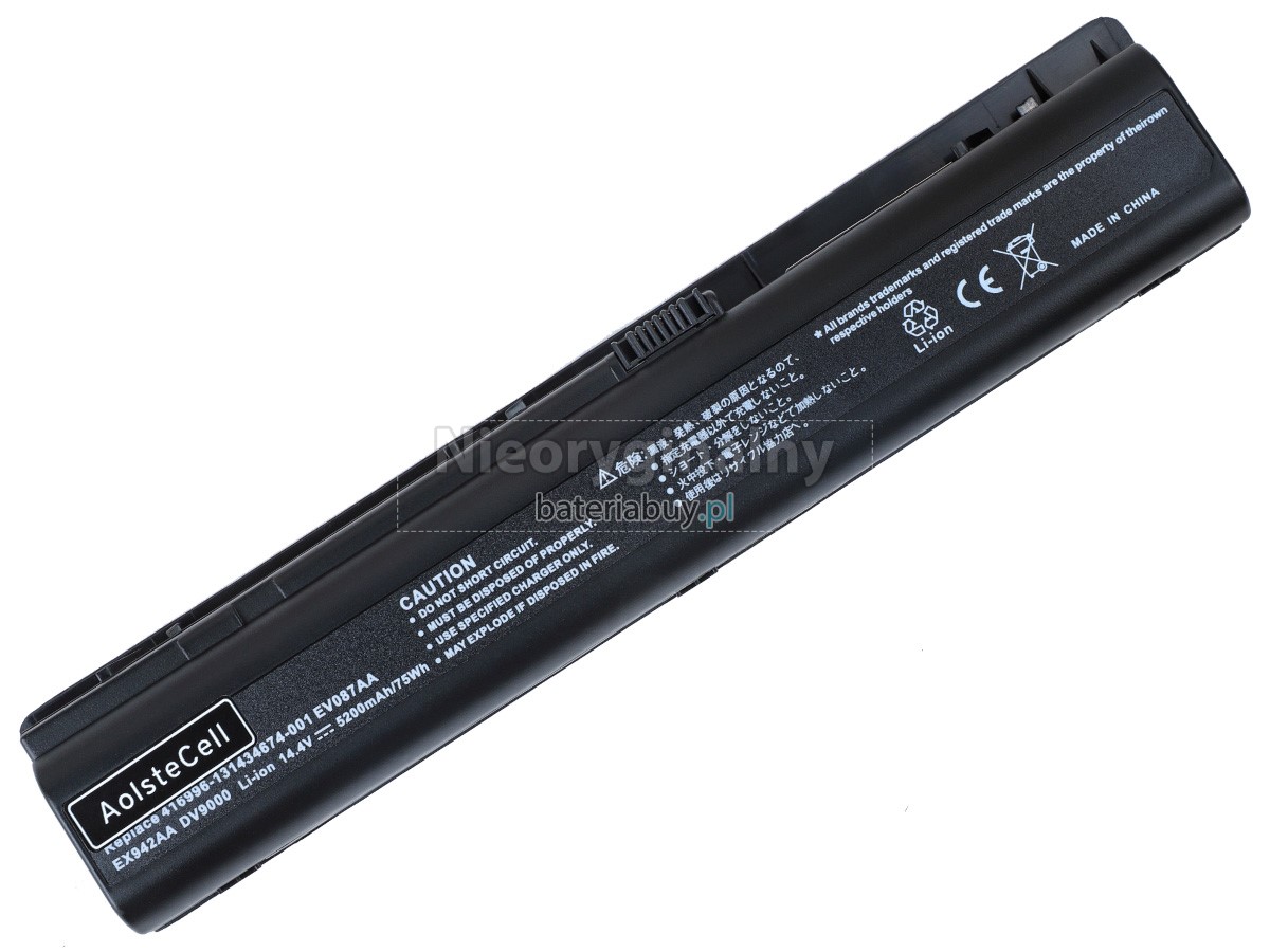 HP Pavilion DV9562EA bateria