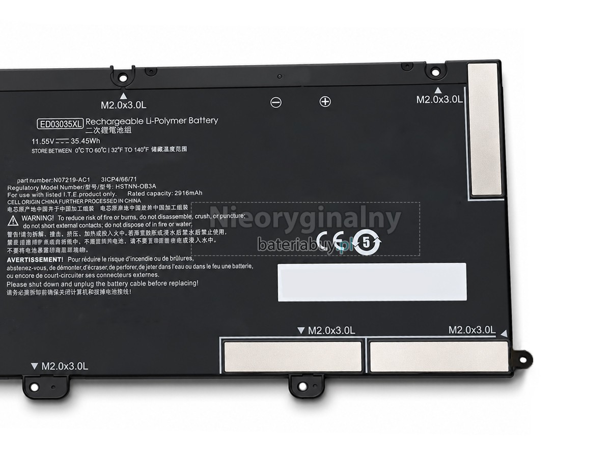 HP ED03035XL bateria