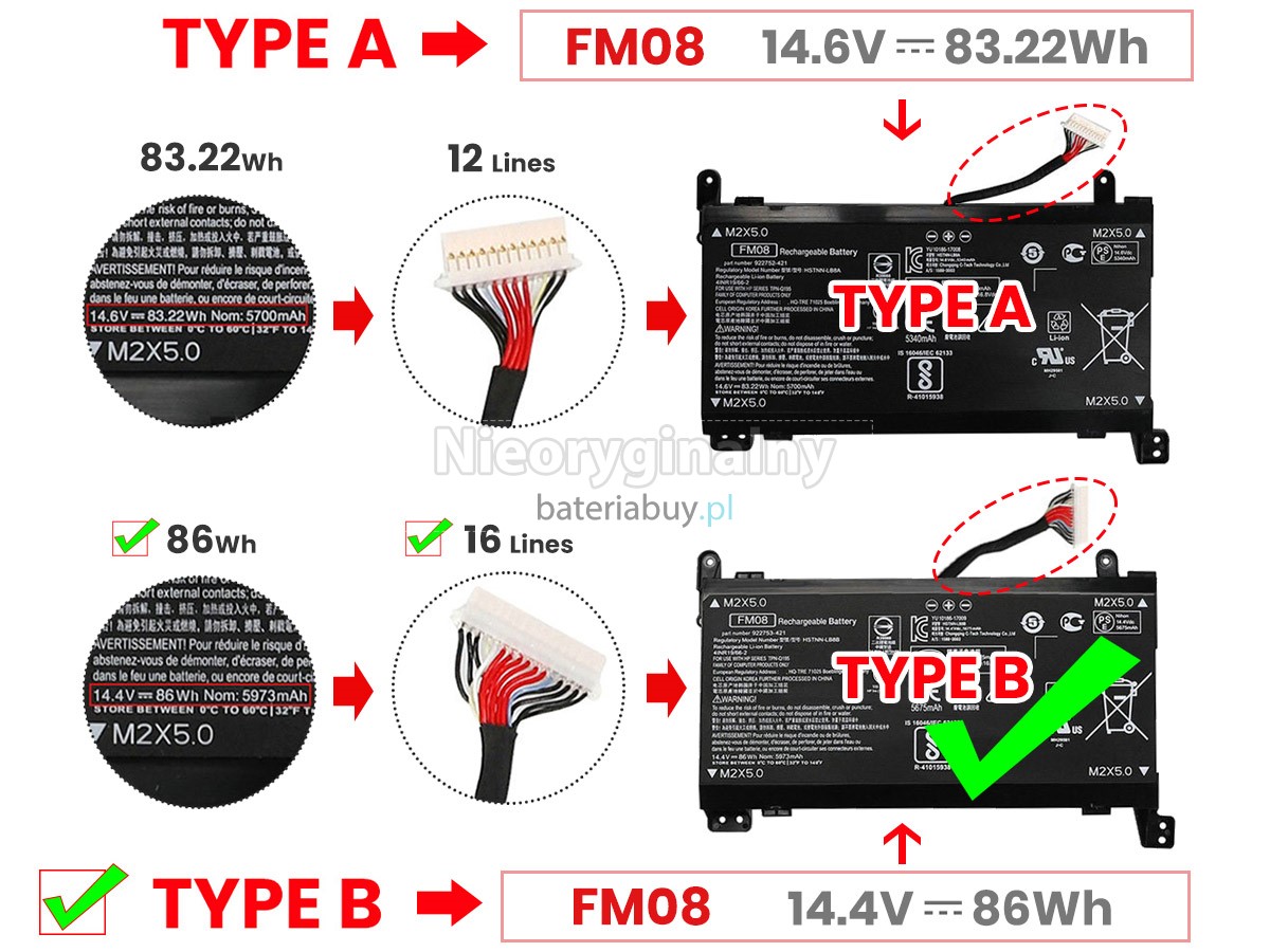 HP Omen 17-AN014TX bateria