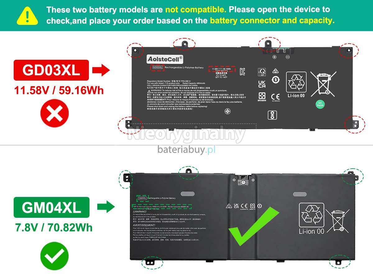 Bateria do Laptop HP OmniBook X 14-KA0007NP