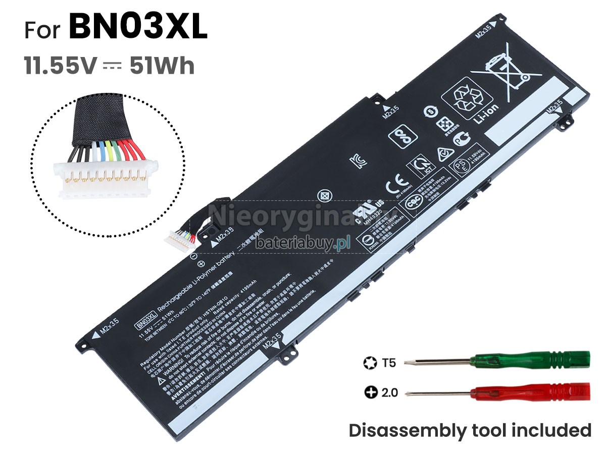 HP Envy 15-ED0009TX bateria