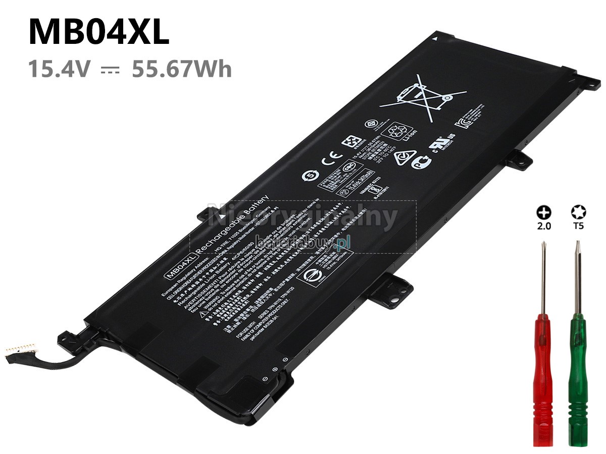HP Envy X360 15-AQ050NW batteria
