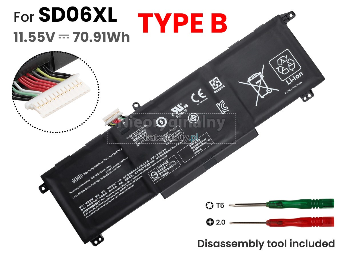 HP Omen 15-EK0023TX bateria