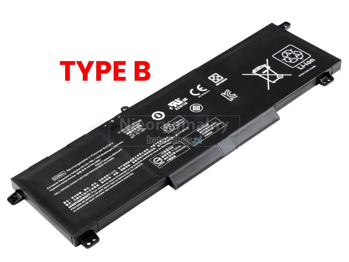 HP Omen 15-EK0023TX bateria