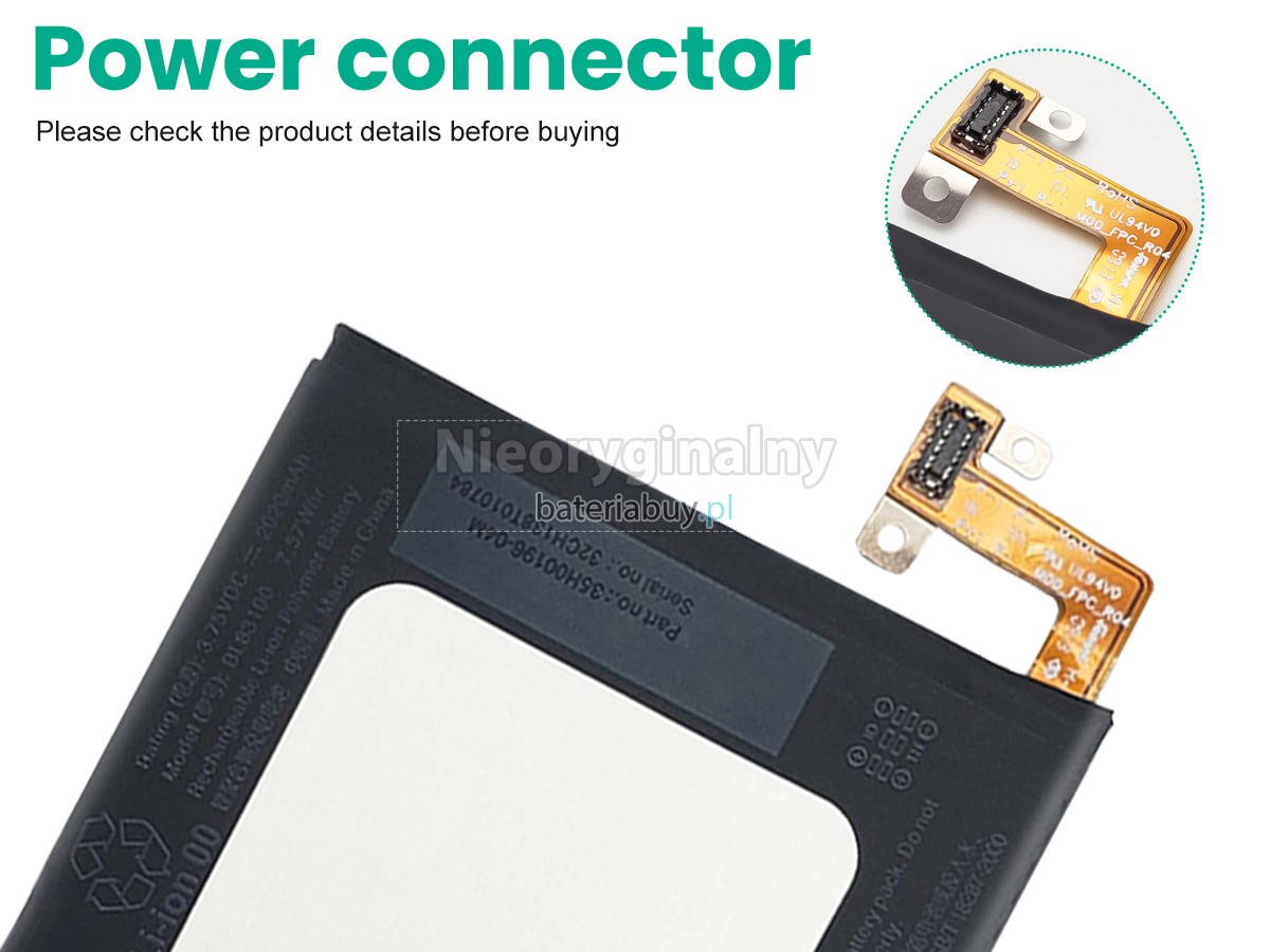 HTC BUTTERFLY X920D DNA bateria
