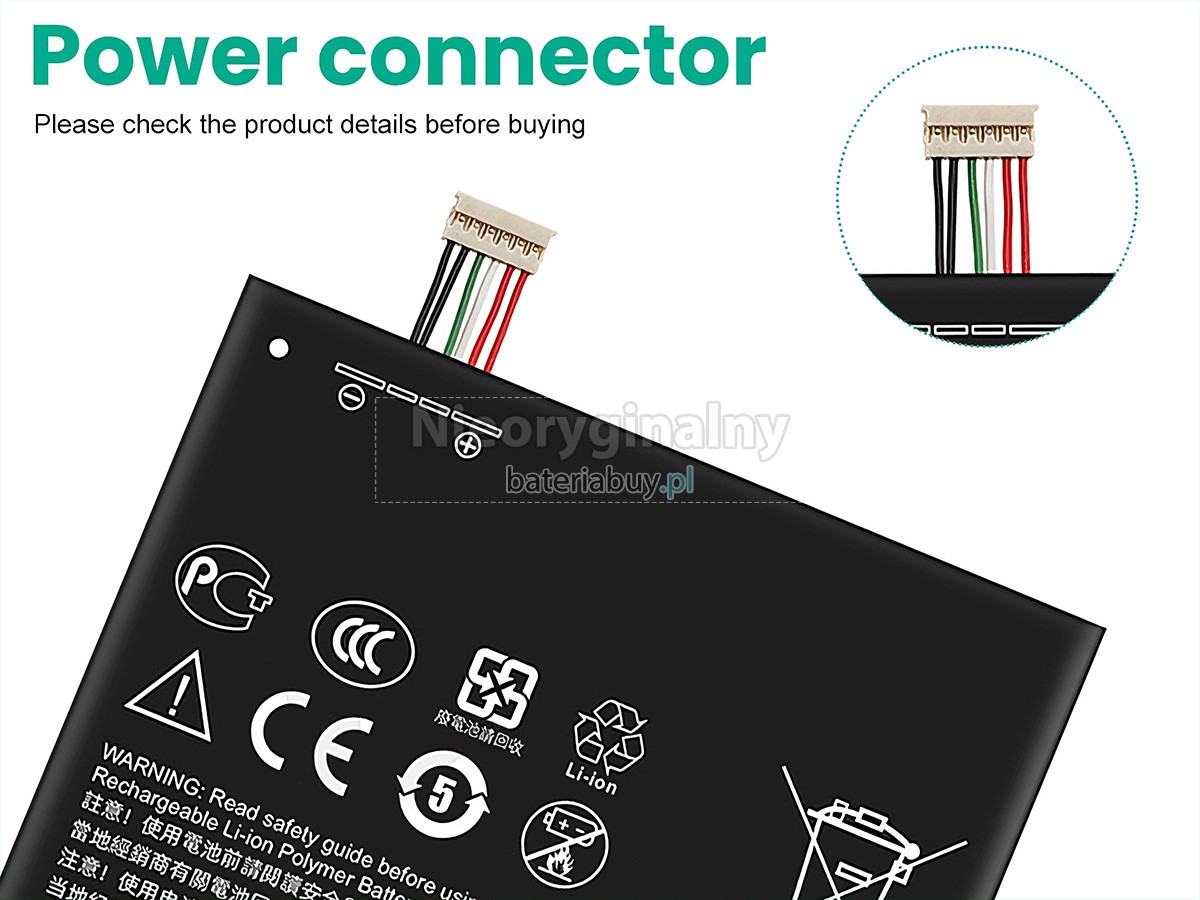 HTC E9PW bateria