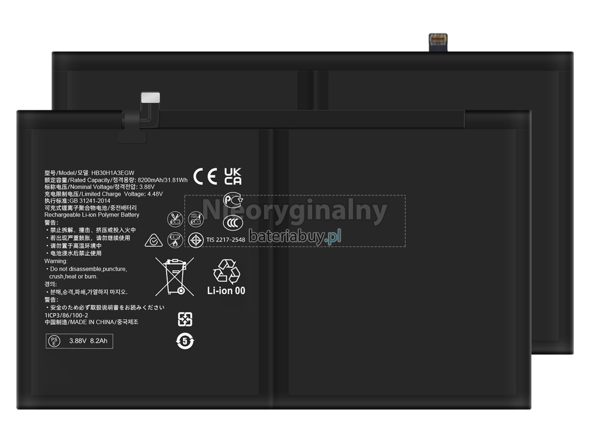 Huawei MATEPAD PRO 11 bateria