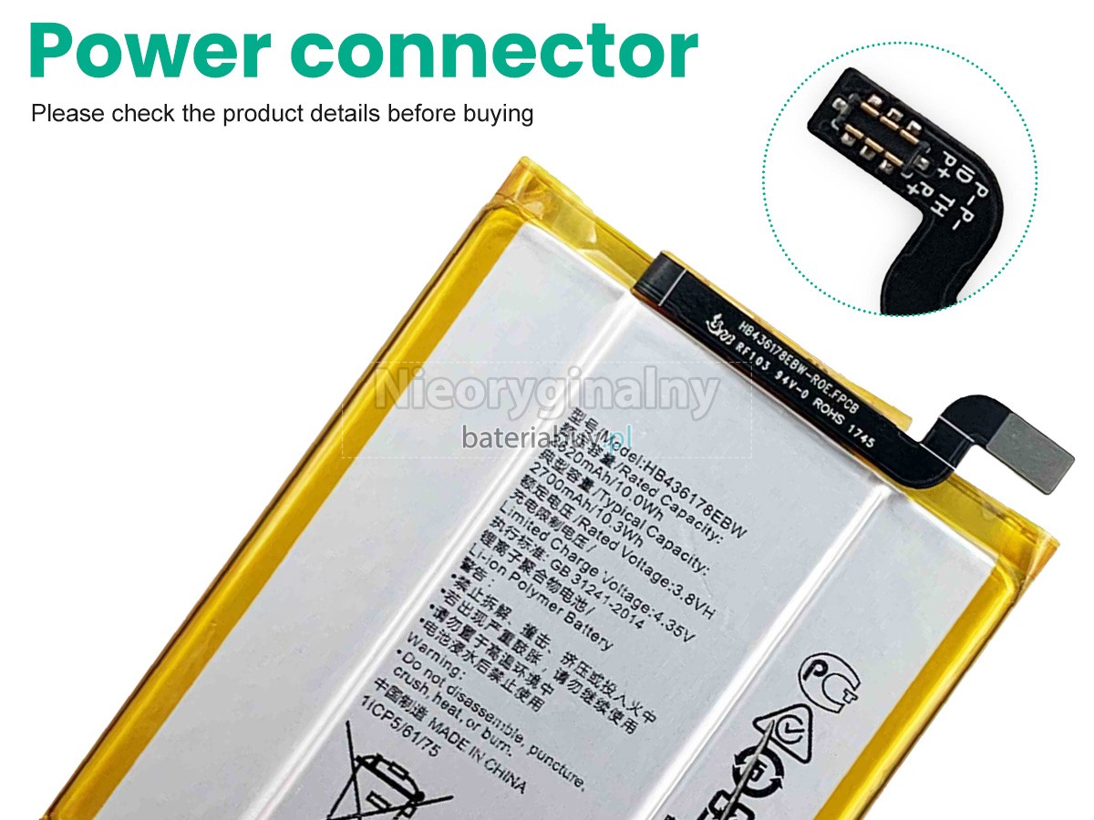 Huawei MATE S bateria