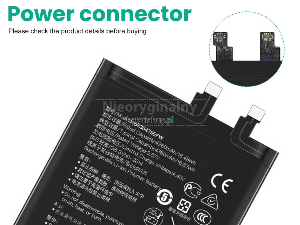 Huawei HB536479EFW bateria