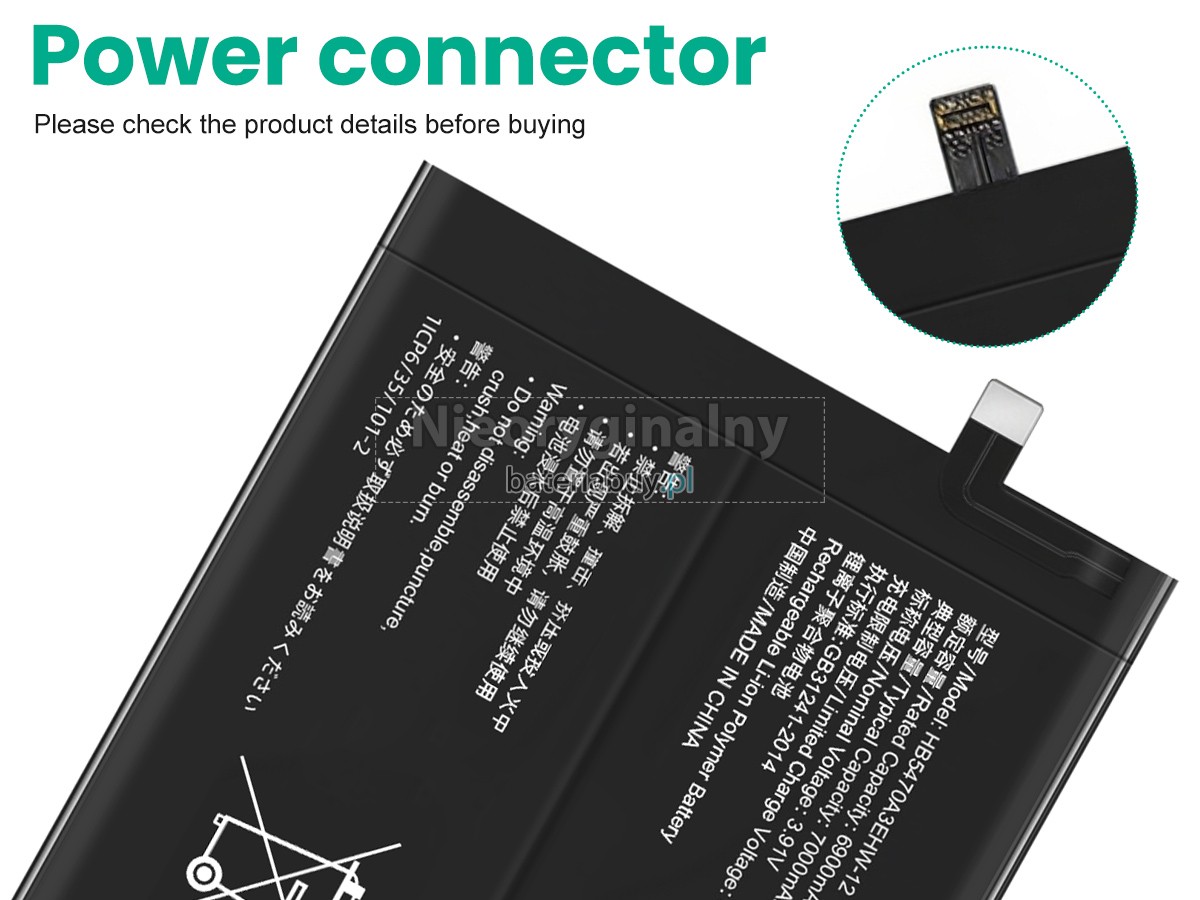 Huawei NOVA Y91 STG-LX1 bateria