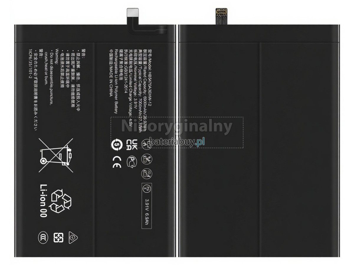 Huawei NOVA Y91 STG-LX1 bateria