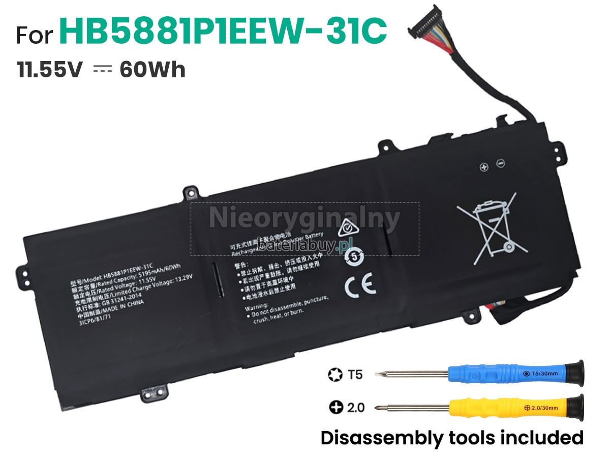 Huawei HB5881P1EEW-31C bateria