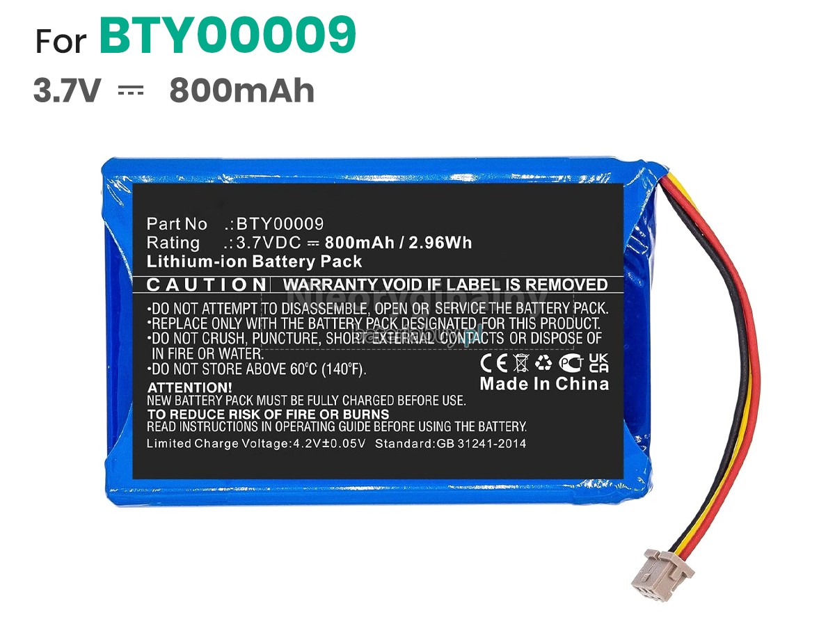Ingenico BTY00009 bateria