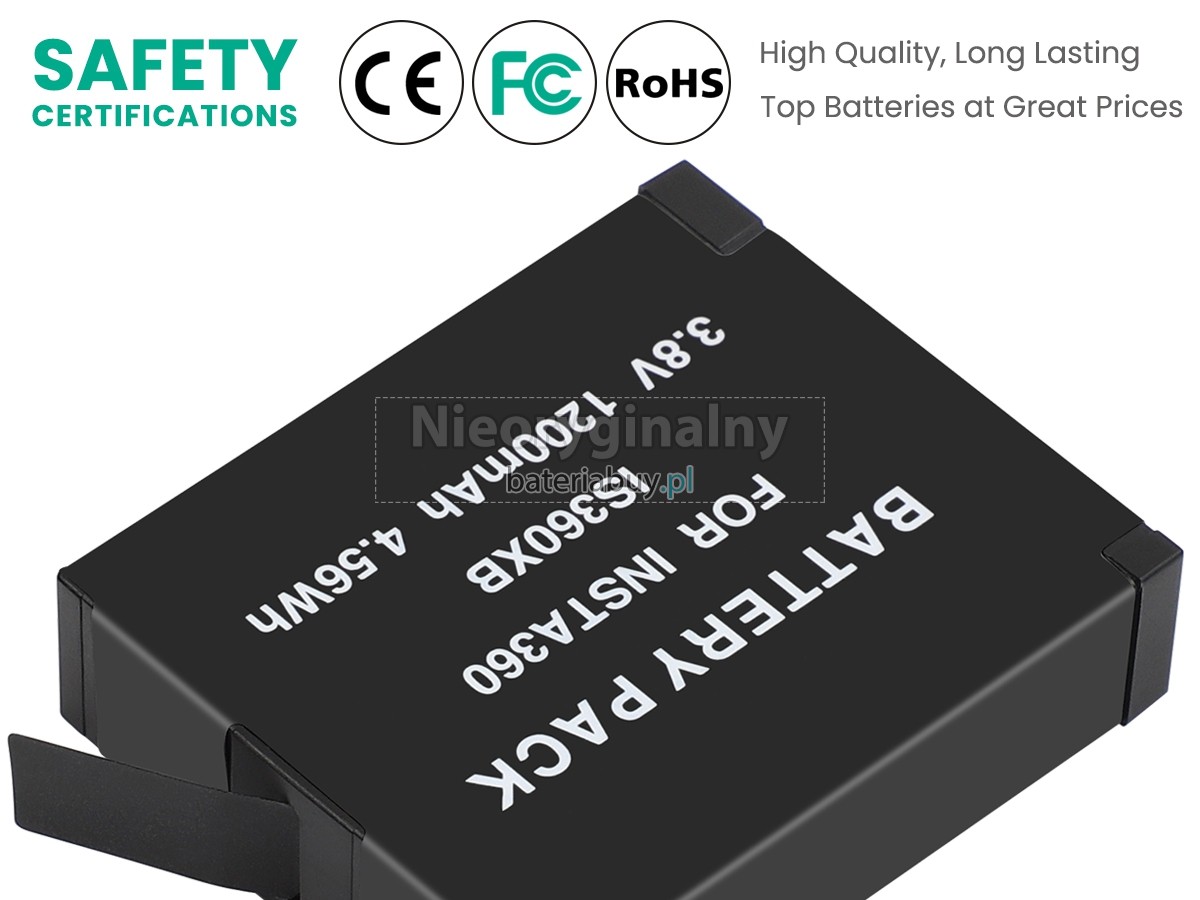 Insta360 ONE X bateria