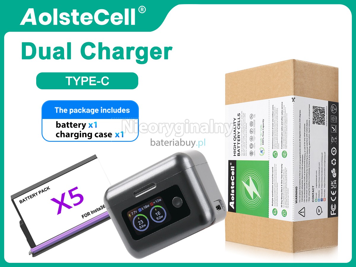 Insta360 JH-X5 bateria